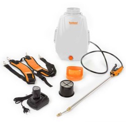 Toolland Zaino con Spruzzatore a Pressione a Batteria 12 L