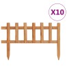 vidaXL Bordature per Prato 10 pz in Legno di Abete 4,4 m