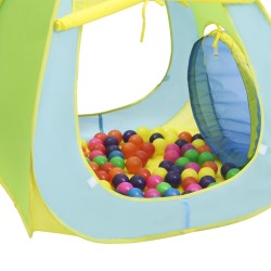 vidaXL Tenda da Gioco per Bambini con 100 Palline Multicolore