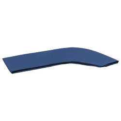 vidaXL Bimini di Prua Tendalino a 4 Archi Blu 243x(230-244)x137 cm 