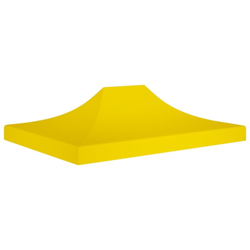 vidaXL Tetto per Tendone per Feste 4x3 m Giallo 270 g/m²