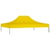 vidaXL Tetto per Tendone per Feste 4x3 m Giallo 270 g/m²