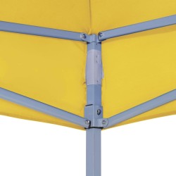 vidaXL Tetto per Tendone per Feste 4x3 m Giallo 270 g/m²