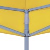 vidaXL Tetto per Tendone per Feste 4x3 m Giallo 270 g/m²