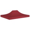 vidaXL Tetto per Tendone per Feste 4,5x3 m Rosso Borgogna 270 g/m²