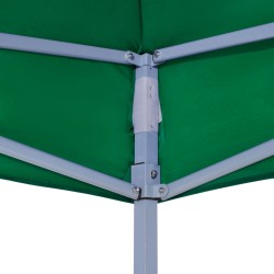 vidaXL Tetto per Tendone per Feste 2x2 m Verde 270 g/m² 