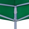 vidaXL Tetto per Tendone per Feste 2x2 m Verde 270 g/m² 