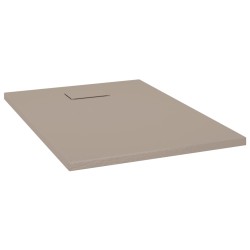 vidaXL Piatto Doccia in SMC Marrone 100x70 cm