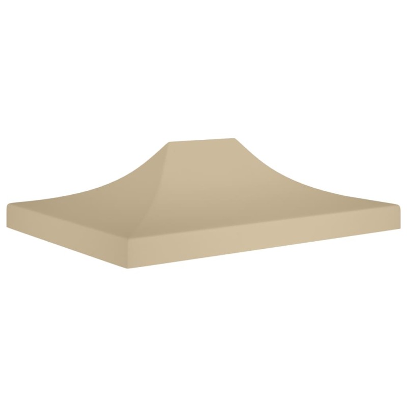 vidaXL Tetto per Tendone per Feste 4,5x3 m Beige 270 g/m²