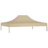 vidaXL Tetto per Tendone per Feste 4,5x3 m Beige 270 g/m²