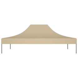 vidaXL Tetto per Tendone per Feste 4,5x3 m Beige 270 g/m²