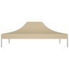 vidaXL Tetto per Tendone per Feste 4,5x3 m Beige 270 g/m²