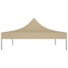 vidaXL Tetto per Tendone per Feste 4,5x3 m Beige 270 g/m²