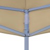 vidaXL Tetto per Tendone per Feste 4,5x3 m Beige 270 g/m²