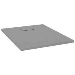 vidaXL Piatto Doccia in SMC Grigio 90x70 cm