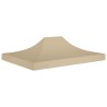 vidaXL Tetto per Tendone per Feste 4x3 m Beige 270 g/m²