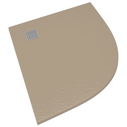 vidaXL Piatto Doccia in SMC Marrone 90x90 cm