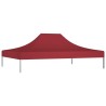 vidaXL Tetto per Tendone per Feste 4x3 m Rosso Borgogna 270 g/m²