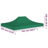 vidaXL Tetto per Tendone per Feste 4,5x3 m Verde 270 g/m²