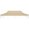 vidaXL Tetto per Tendone per Feste 6x3 m Beige 270 g/m² 