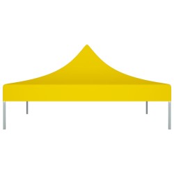 vidaXL Tetto per Tendone per Feste 2x2 m Giallo 270 g/m² 