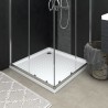 vidaXL Piatto Doccia con Superficie Puntinata Bianco 90x90x4 cm in ABS