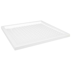 vidaXL Piatto Doccia con Superficie Puntinata Bianco 90x90x4 cm in ABS