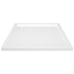 vidaXL Piatto Doccia con Superficie Puntinata Bianco 90x90x4 cm in ABS