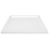 vidaXL Piatto Doccia con Superficie Puntinata Bianco 90x90x4 cm in ABS