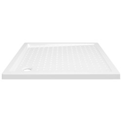 vidaXL Piatto Doccia con Superficie Puntinata Bianco 90x90x4 cm in ABS