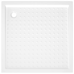 vidaXL Piatto Doccia con Superficie Puntinata Bianco 90x90x4 cm in ABS