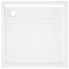 vidaXL Piatto Doccia con Superficie Puntinata Bianco 90x90x4 cm in ABS