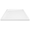 vidaXL Piatto Doccia con Superficie Puntinata Bianco 80x100x4cm in ABS