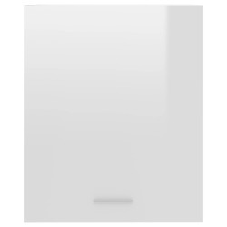 vidaXL Armadi Sospesi 2 pz Bianco Lucido 50x31x60 cm in Truciolato