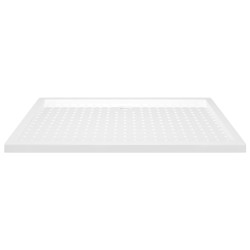 vidaXL Piatto Doccia con Superficie Puntinata Bianco 80x120x4cm ABS