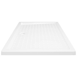 vidaXL Piatto Doccia con Superficie Puntinata Bianco 80x120x4cm ABS