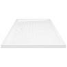 vidaXL Piatto Doccia con Superficie Puntinata Bianco 80x120x4cm ABS