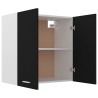 vidaXL Armadio Sospeso Nero 60x31x60 cm in Truciolato