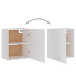 vidaXL Armadi Sospesi 2 pz Bianchi 50x31x60 cm in Legno ingegnerizzato