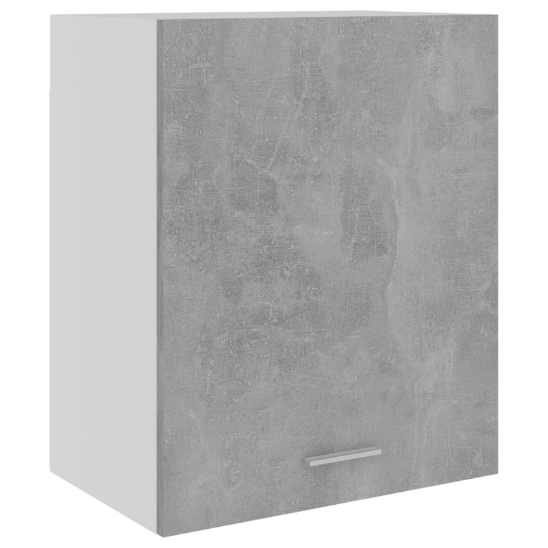 vidaXL Armadio Sospeso Grigio Cemento 50x31x60 cm in Truciolato