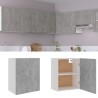 vidaXL Armadio Sospeso Grigio Cemento 50x31x60 cm in Truciolato