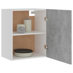 vidaXL Armadio Sospeso Grigio Cemento 50x31x60 cm in Truciolato