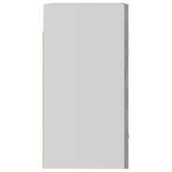 vidaXL Armadio Sospeso Grigio Cemento 50x31x60 cm in Truciolato