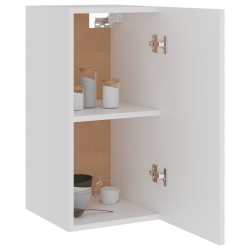 vidaXL Mobile Pensile Bianco 29,5x31x60 cm in Legno ingegnerizzato