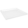 vidaXL Piatto Doccia con Superficie Puntinata Bianco 80x80x4 cm in ABS