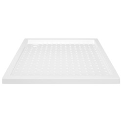 vidaXL Piatto Doccia con Superficie Puntinata Bianco 80x80x4 cm in ABS