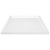 vidaXL Piatto Doccia con Superficie Puntinata Bianco 80x80x4 cm in ABS