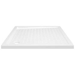 vidaXL Piatto Doccia con Superficie Puntinata Bianco 80x80x4 cm in ABS