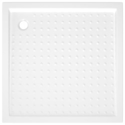 vidaXL Piatto Doccia con Superficie Puntinata Bianco 80x80x4 cm in ABS