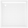 vidaXL Piatto Doccia con Superficie Puntinata Bianco 80x80x4 cm in ABS